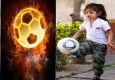 طوفان پسر عنکبوتی مازندران مقابل کودکان خارجی در زمین فوتبال! +فیلم