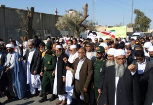 حضور پر شور مردم میرجاوه در راهپیمایی 22 بهمن  
