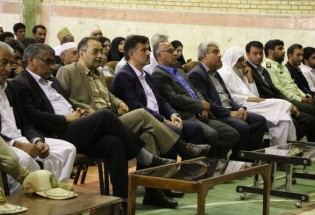 برگزاری مراسم تکریم و معارفه فرماندار جدید شهرستان میرجاوه  